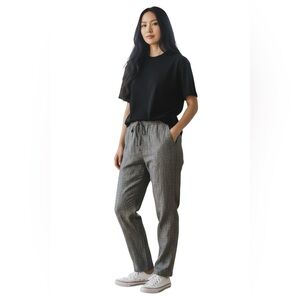 Linen Athleta casual lightweight travel lounge jogger pants